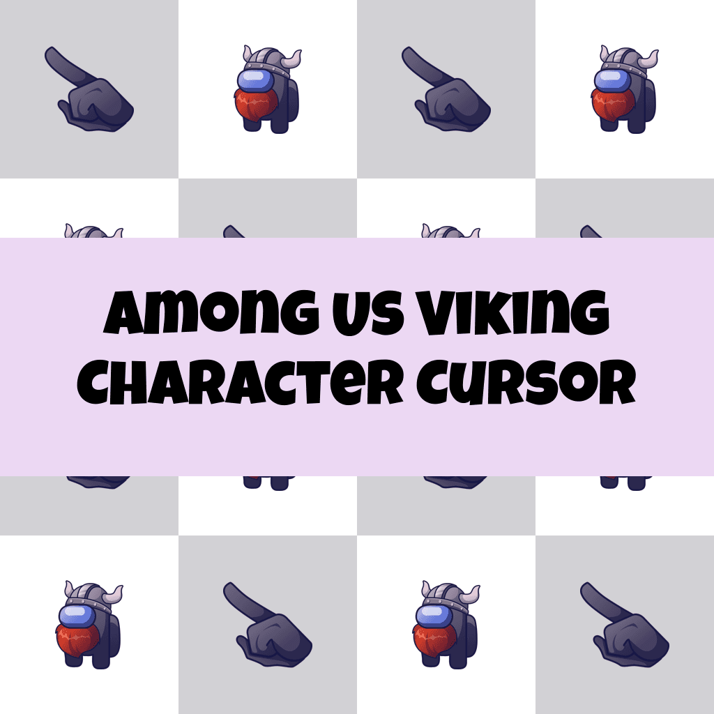 Preview Among Us Viking Character cursor custom cursor pack