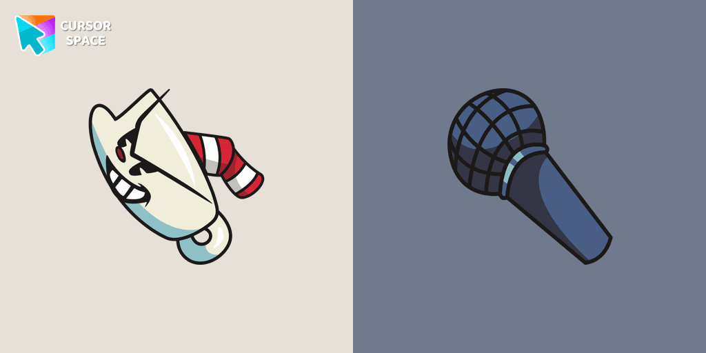 FNF Cuphead cursor cursor pack
