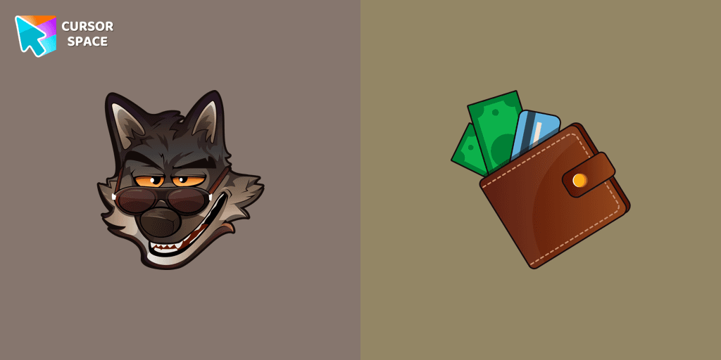 Mr. Wolf cursor cursor pack