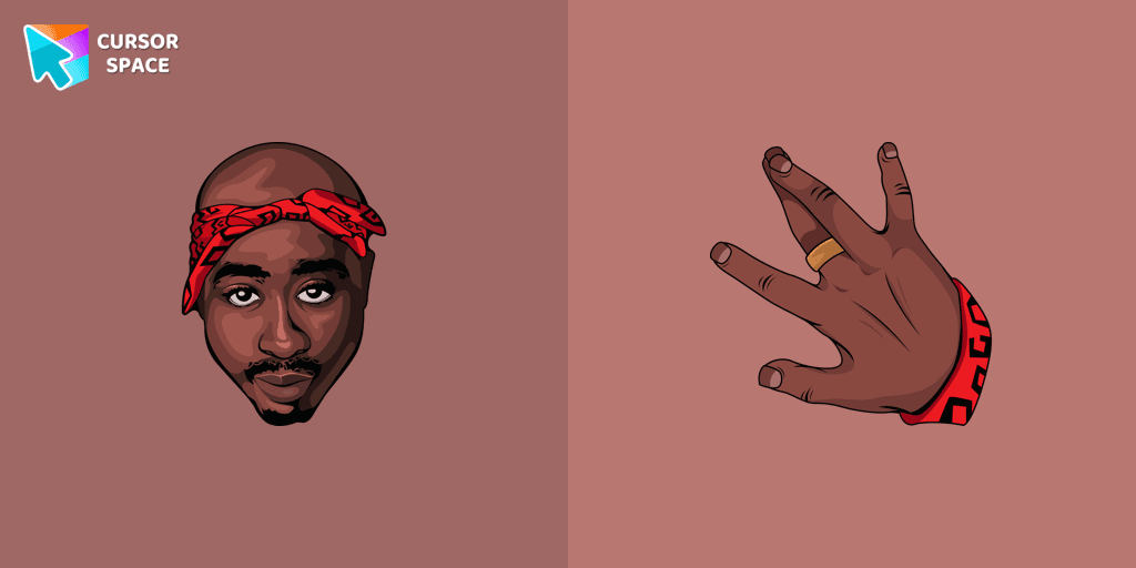 2Pac cursor cursor pack