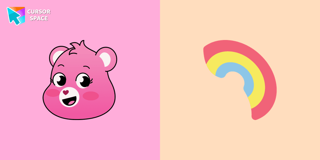Cheer Bear cursor cursor pack