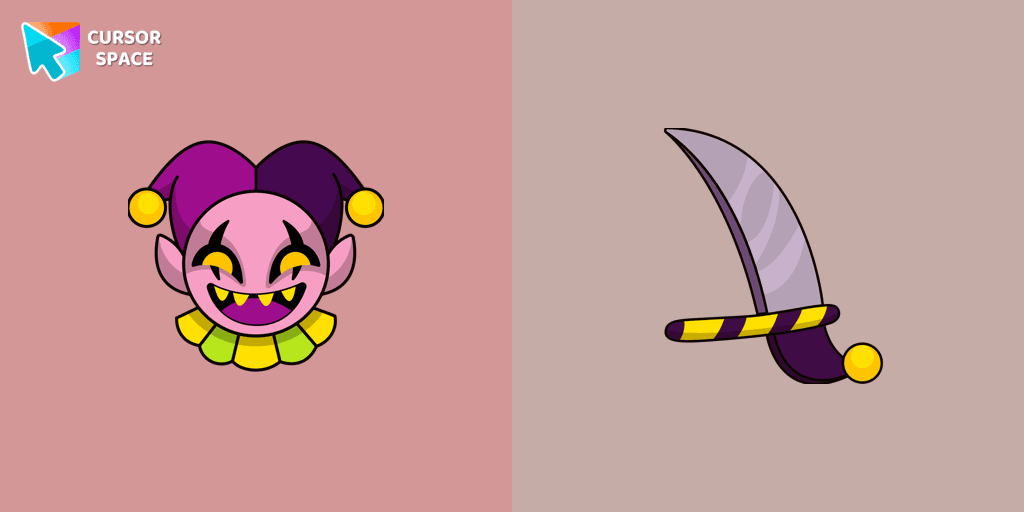 Deltarune Jevil cursor cursor pack