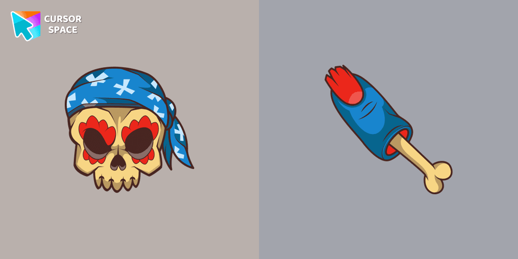 Pirate Skull cursor cursor pack