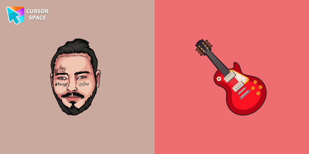 Post Malone cursor cursor pack