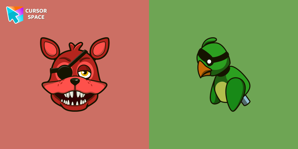 Rockstar Foxy cursor cursor pack