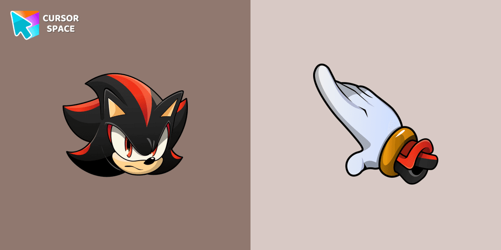 Shadow the Hedgehog cursor cursor pack