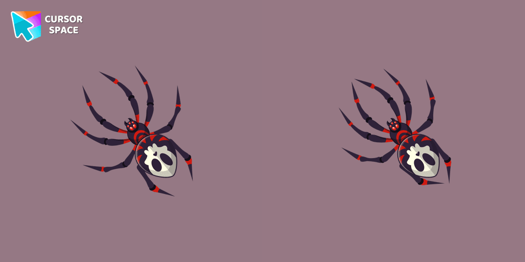 Skull Spider cursor cursor pack
